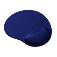 Muismat met gel polssteun, blauw - thumbnail