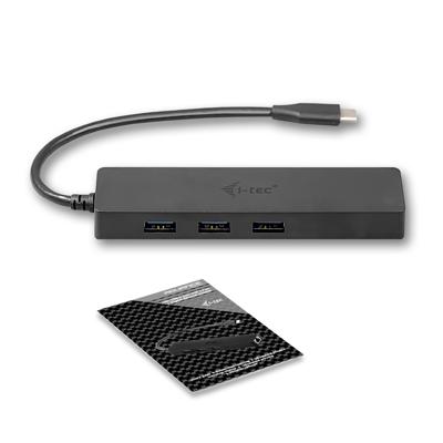 i-tec USB-Hub Netwerkadapter 10 / 100 / 1000 MBit/s USB-C