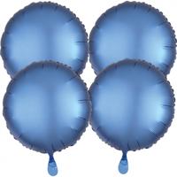 Anagram folieballonnen 43 cm blauw 4 stuks - thumbnail
