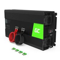 Green Cell INV25 netvoeding & inverter Auto 1500 W Zwart - thumbnail