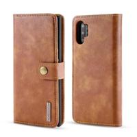 Dg. MING Crazy Horse textuur Flip afneembare magnetische lederen draagtas met houder & kaartsleuven & portemonnee voor Galaxy Note 10 + (Brown) - thumbnail