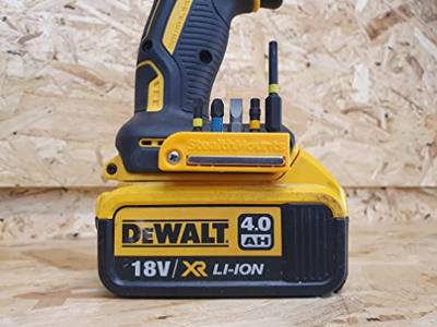 Stealthmounts Bithouder voor DeWalt | Geel | 2 stuks - BH-DW-YLW-2
