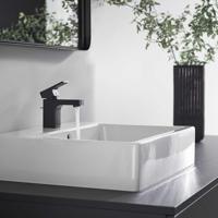 Hansgrohe Wastafelmengkraan Vernis Shape Eengreeps 70 Zinc Met Trekwaste Mat Zwart - thumbnail