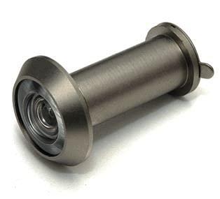 DX deurspion zichtveld 200° brandwerend - Ø14 mm - deurdikte 35/55 mm - RVS finish - DRS2146F30