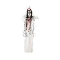 BigBuy Home Decoratie voor Halloween, bruid, doodskop, skelet, 160 x 116 cm - thumbnail