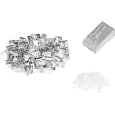 Digitus AK-219603-100 Digitus CAT 6 modulaire stekker voor ronde kabel - 100 stuks AK-219603-100 RJ45, stekker Aantal polen (sensoren) 8 Zilver 100 stuk(s) Digitus AK-219603-100 Digitus CAT 6 modulaire stekker voor ronde kabel - 100 stuks AK-219603-100 RJ45, stekker Aantal polen (sensoren) 8 Zilver 100 stuk(s)