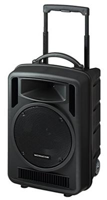 Monacor TXA-1020USB Mobiele luidspreker, Mobiele PA-luidspreker 25 cm 10 inch werkt op een accu, werkt op het lichtnet 1 stuk(s)