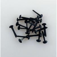 Nellie's Choice • floral brads 3mm (40stuks/pkg) black - thumbnail