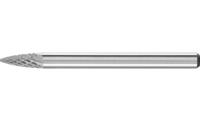 PFERD TOOLS 21222543 Freesstift Spitsboog Lengte 37 mm Afmeting, Ø 3 mm Werklengte 7 mm Schachtdiameter 3 mm - thumbnail