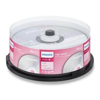 Philips DVD-R blanco (4,7 GB gegevens/120 minuten video, 16x High Speed opname, 25 spindel) - thumbnail