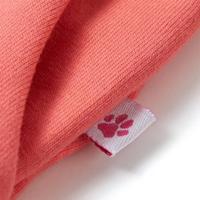 Kinderbroek met wijde pijpen 128 koraalkleurig - thumbnail