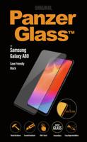 Panzerglass Displaybescherming (Case Friendly) met gekleurd frame in zwart - geschikt voor Samsung Galaxy A90 - thumbnail