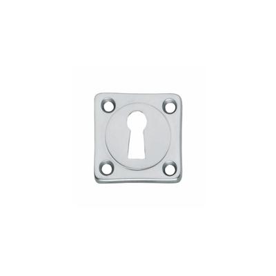 Intersteel | Rozet sleutelgat schroefgat | Vierkant | Chroom Mat