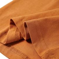 Kindershirt met lange mouwen gorillaprint 128 donkerokerkleurig - thumbnail