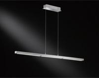 LED Hanglamp Linear met touch dimmer 150 cm - Dimbaar in 3 stappen - Chroom - thumbnail