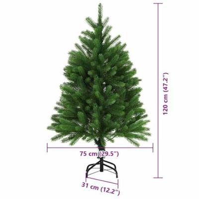 VidaXL Kerstboom met 150 led met standaard groen 120 cm pe VidaXL Kerstboom met 150 led met standaard groen 120 cm pe