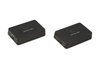 Icron USB Rover 2850 Network Transmitter & Receiver zwart - Netwerk Repeater (Network Transmitter & Receiver, 85m, 12Mbps, Cat5, Zwart, FCC B, CE) - thumbnail