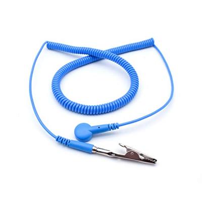 Quadrios ESD-aardingskabel 3.60 m Drukknop 10 mm, Stekker, Krokodilklem