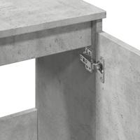 Wastafelkast 58x33x60 cm bewerkt hout betongrijs - thumbnail