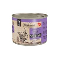 WIEJSKA ZAGRODA Chicken with duck - nat kattenvoer - 200g - thumbnail