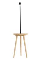 Light & Living Bijzettafel/Vloerlamp 'Tolfa' 135cm hoog, kleur Naturel (excl. kap) - thumbnail