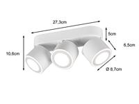 Trio 3-lichts opbouwspotTaurus - 652910331 - thumbnail