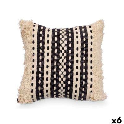 Kussen GiftDecor 4737 Zwart Beige 45 x 15 x 45 cm (6 Stuks)