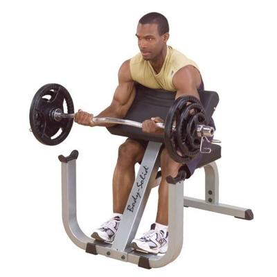 Body-Solid GPCB329 Preacher Curl Bench - Black Body-Solid GPCB329 Preacher Curl Bench - Black