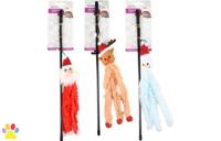 Kattenspeeltje Hengel Babbo Kerst 80 x 6 x 3 cm Flamingo Multicolor - thumbnail