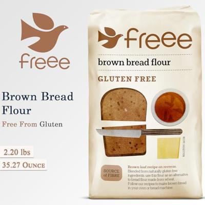 Doves Farm Glutenvrij broodmix bruin bio 1 Kilogram