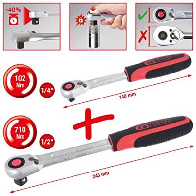KS Tools 920.0002 920.0002 Omschakelratel 1/4, 1/2 - thumbnail