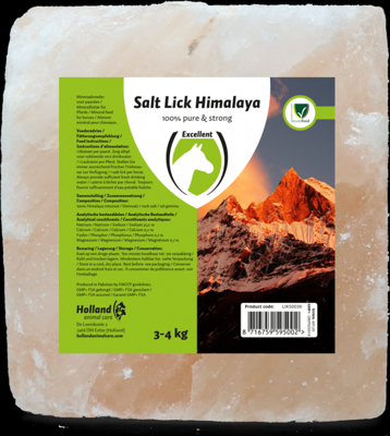 Excellent Horse Salt Lick Himalaya 3-4 kg (Met touw)
