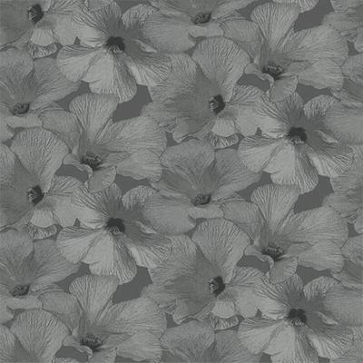 Dutch Wallcoverings Behang Annuell Hibiscus Grijs 11003