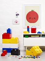 Room Copenhagen LEGO Storage Brick 1 Rond Rood opbergdoos - thumbnail