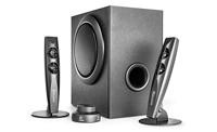 Wavemaster STAX BT 2.1 luidsprekersysteem (46 Watt) met Bluetooth-streaming actieve boxen gebruik voor TV/Tablet/Smartphone/PC zwart (66211) - thumbnail