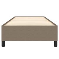 Bedframe zonder matras 100x200 cm stof taupe - thumbnail