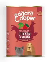 Hond blik senior kip/zalm 400g Edgard & Cooper - Edgard en cooper - thumbnail