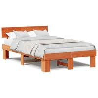 Bedframe Wasbruin 135 x 190 cm Massief grenenhout - thumbnail