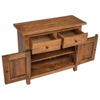 Dressoir 75x30x65 cm massief mahoniehout - thumbnail