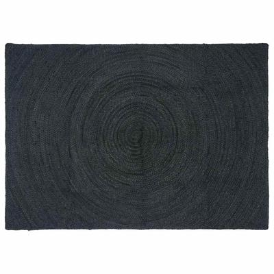 Vloerkleed Donkergrijs 120 x 170 cm Jute Vloerkleed Donkergrijs 120 x 170 cm Jute
