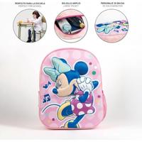 3D-schoolrugzak Minnie Mouse Roze 25,0 x 31,0 x 10,0 cm - thumbnail