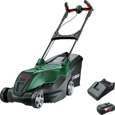 Bosch Groen Accumaaier AdvancedRotak 36V-44-750 | 1 x 36V 4,0 Ah accu + lader | Incl. opvangbak 06008B9G01