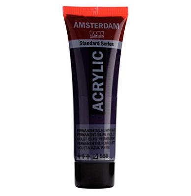 Royal Talens Amsterdam Standard Series Acrylverf Tube 20 ml - Permanentblauwviolet 568