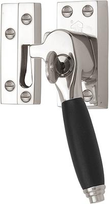 Formani TIMELESS RBA-1934 raamboompje tbv naar buitendraaiend raam afsluitbaar rechtswijzend - glans nikkel/ebbenhout