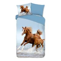 Good Morning Kinderdekbedovertrek "paarden" - Multi - (140x200 cm) - Katoen - thumbnail