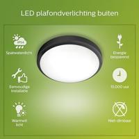 Philips Zwarte plafondlampDoris met led - 929003190801 - thumbnail