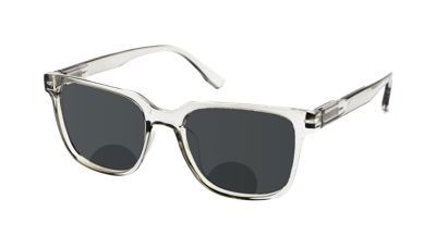 Zonneleesbril Vista Bonita Cubo Bifocaal-Kadushi Silver-+3.50