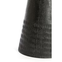 Light & Living Ronde Bijzettafel 'Paxos' Mangohout, kleur Zwart - thumbnail