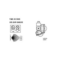 Eglo LedspotFaedo 3 - 10w met bewegingssensor wit - 33156 - thumbnail
