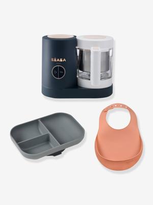 Pack BEABA Babycook Néo + Assiette compartimentée et Bavoir offerts nachtblauw